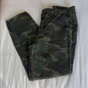 Sundry Camo Chinos with Silver Beading Detail